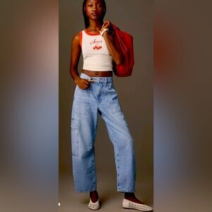 Citizens of Humanity Marcelle High-Rise Cargo Wide-Leg Jeans